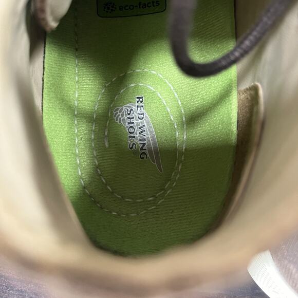 Red Wing Men's Size 9 D Cross Lite Brown Lace Up Chukka Boots Aluminum Toe - Picture 6 of 9